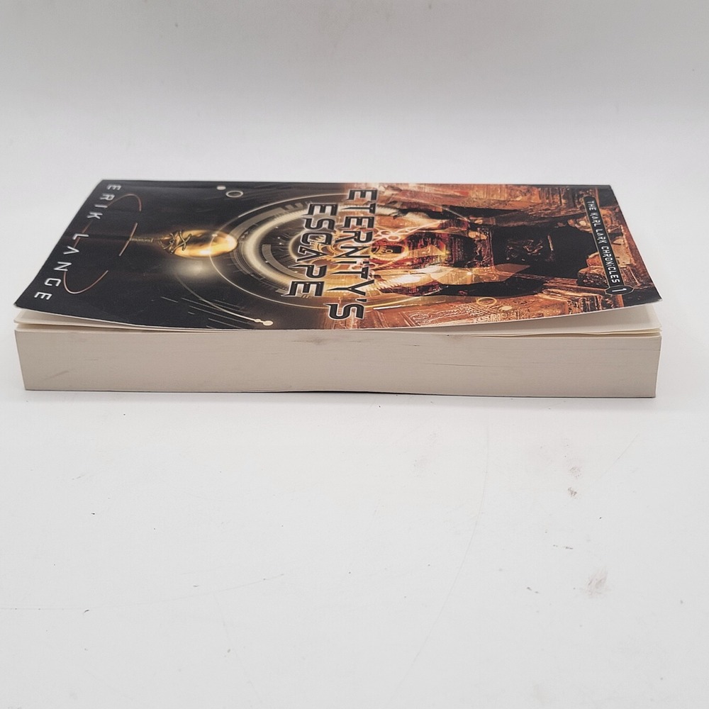 Erik Lange Eternity's Escape Paperback Signed The Karl Lark Chronicles 1 Good - Picture 6 of 14